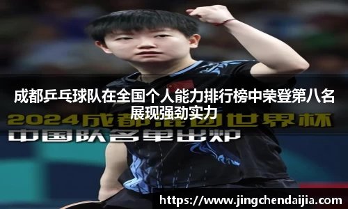 成都乒乓球队在全国个人能力排行榜中荣登第八名展现强劲实力